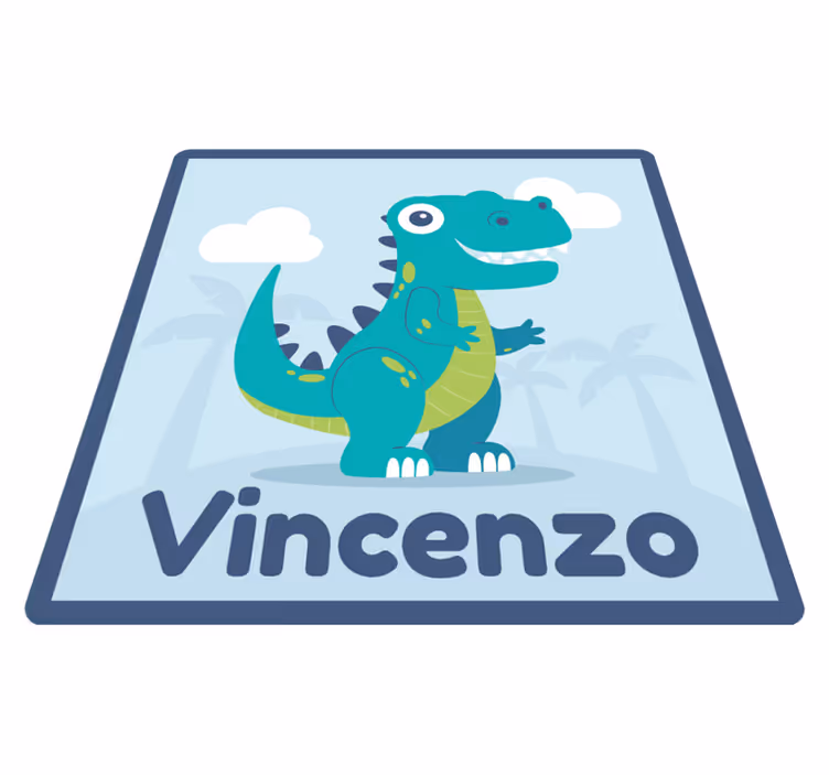 Tapete personalizado dinossauro t rex - TenStickers
