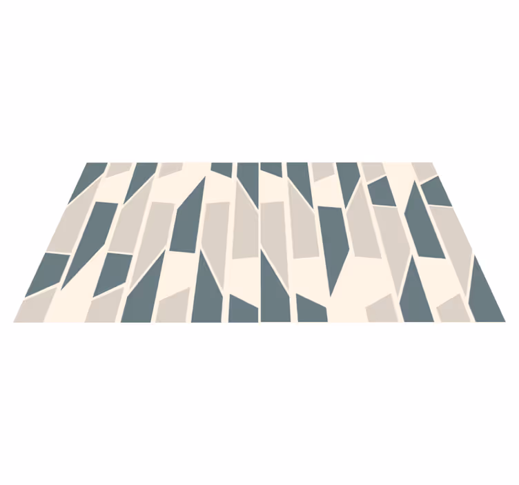 Corredores de azulejos geométricos abstratos - TenStickers