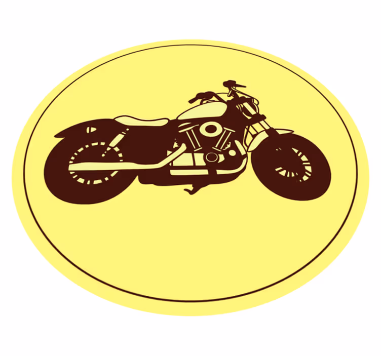 Tapete vintage de motocicleta chique - TenStickers