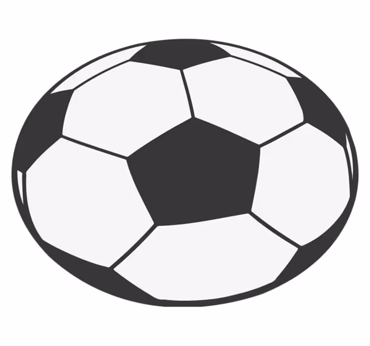 Tapete de vinil infantil de bola de futebol - TenStickers