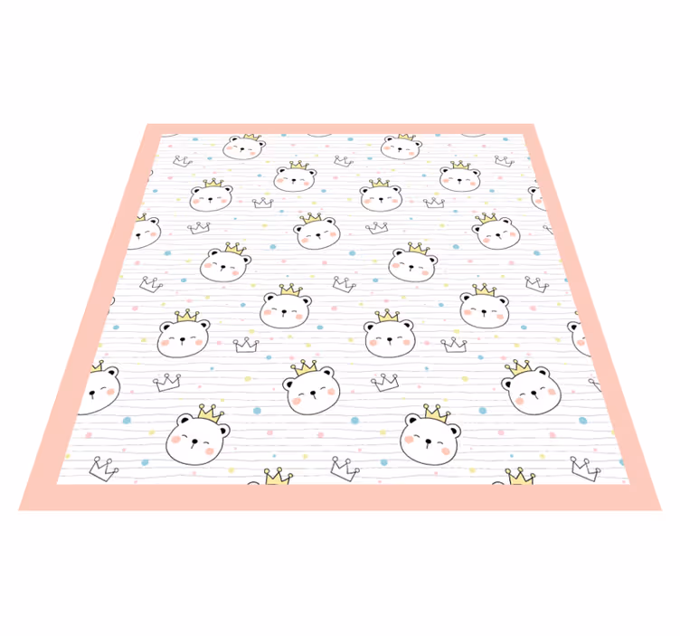 Tapete de vinil infantil com bolinhas - TenStickers