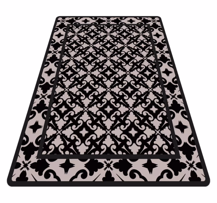Tapete de vinil vintage com azulejos beija - TenStickers
