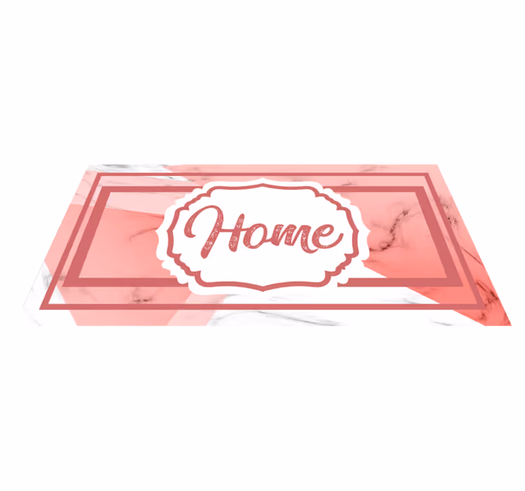 Tapete vinílico frases e textos declaração de casa chique - TenStickers