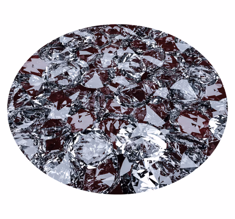Ladrilhos de pedra com textura de diamante - TenStickers