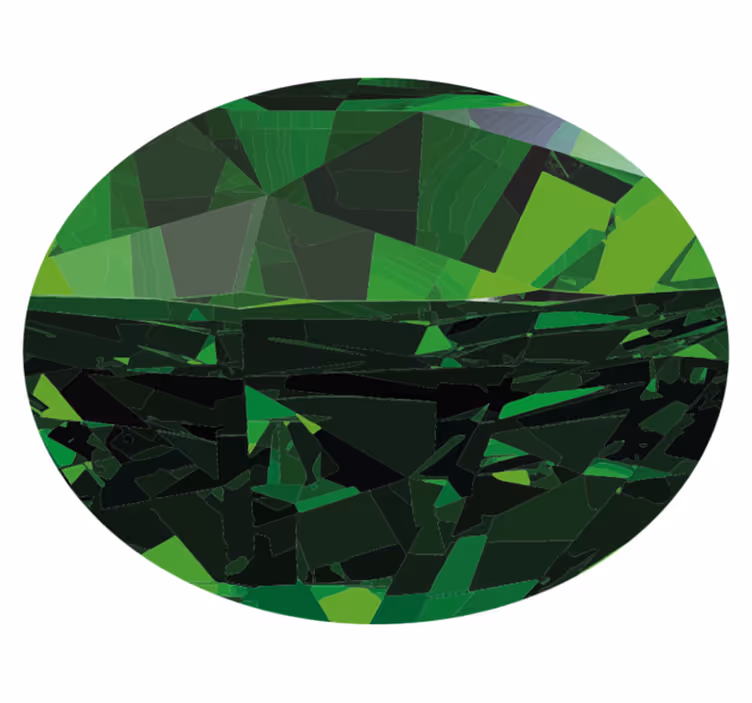 Pedra esmeralda piso de ladrilhos de pedra - TenStickers