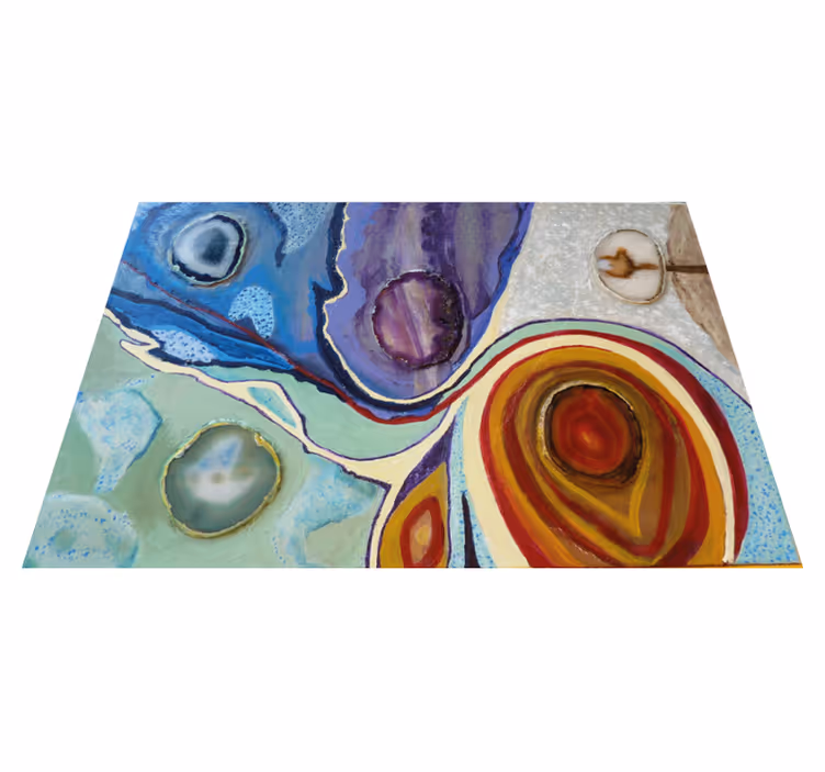 Ladrilhos de pedra ágata multicoloridos - TenStickers