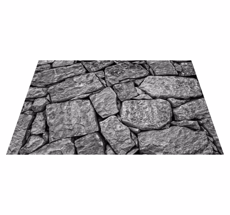 Ladrilhos de pedra de textura de pedra irregular - TenStickers