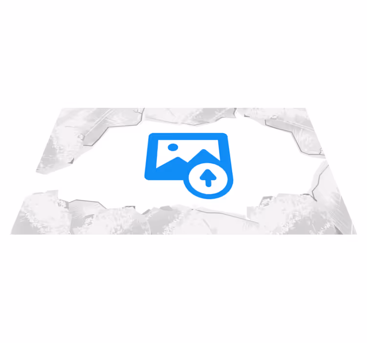 Concreto quebrado com tapete de vinil foto-stone - TenStickers