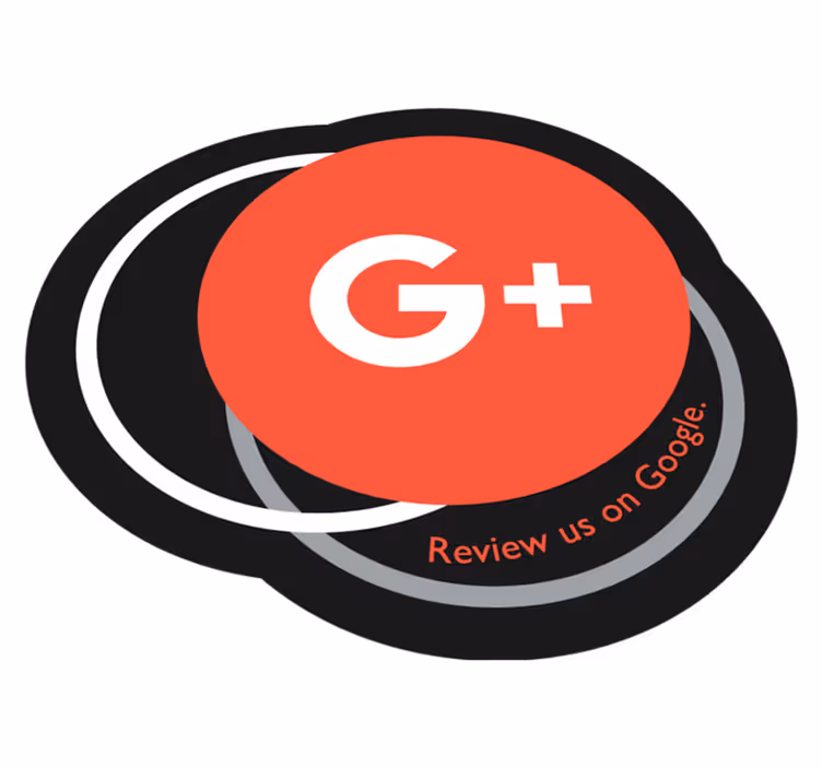 Tapete vinílico para gabinete Avalie-nos no google - TenStickers