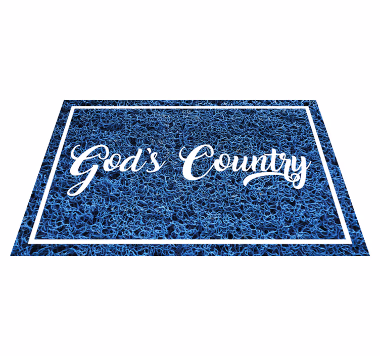 Tapete vinílico frases e textos frase do país de deus - TenStickers