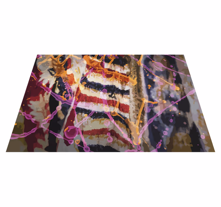 Tapete vinílico texturas fluidez de cores abstratas - TenStickers