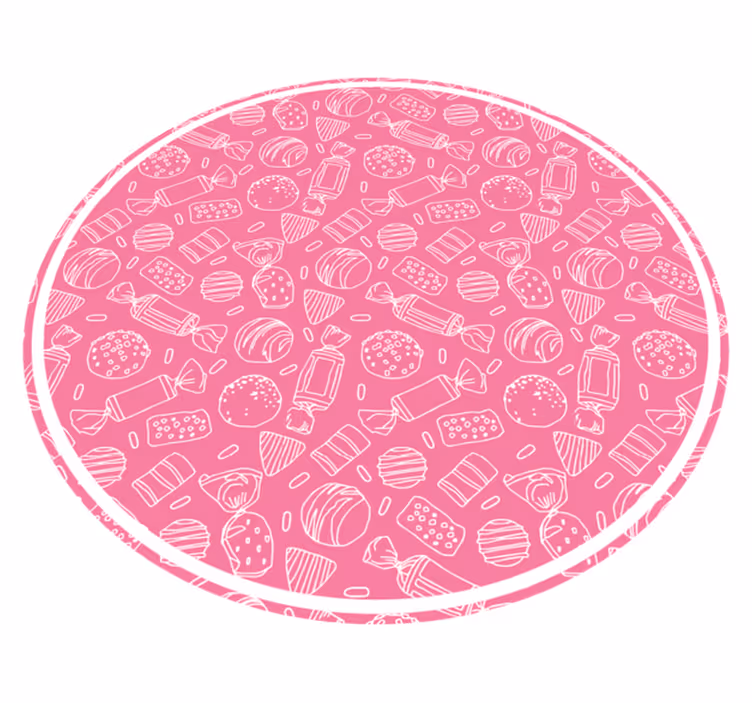 Tapete de vinil vintage com estampa doce - TenStickers