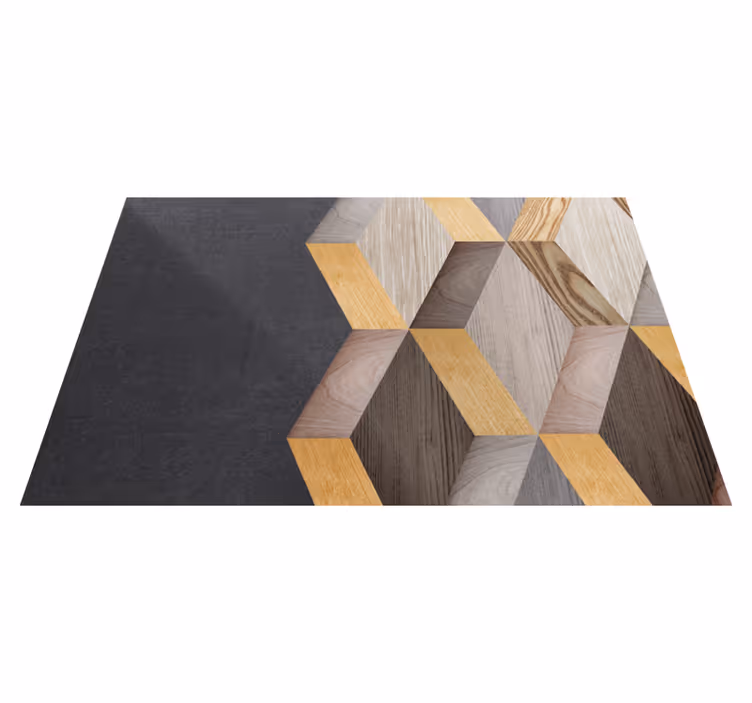 Tapete vinil Prancha de madeira 3d com textura - TenStickers