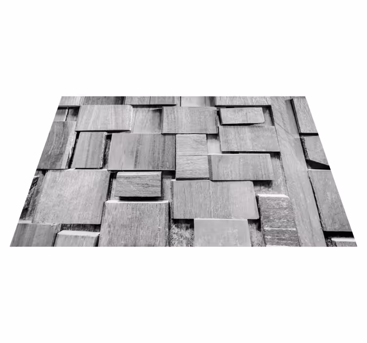 Tapete de vinil de madeira textura 3d - TenStickers