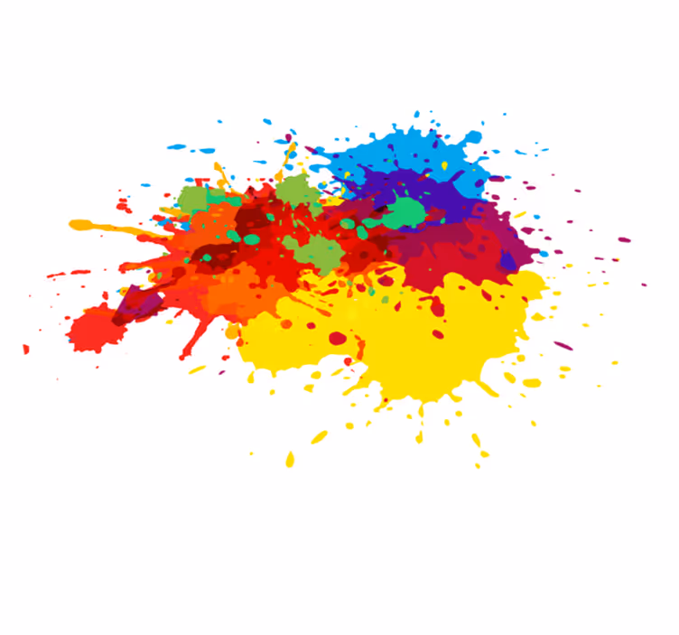 Espirra tapete de vinil colorido para adolescentes - TenStickers