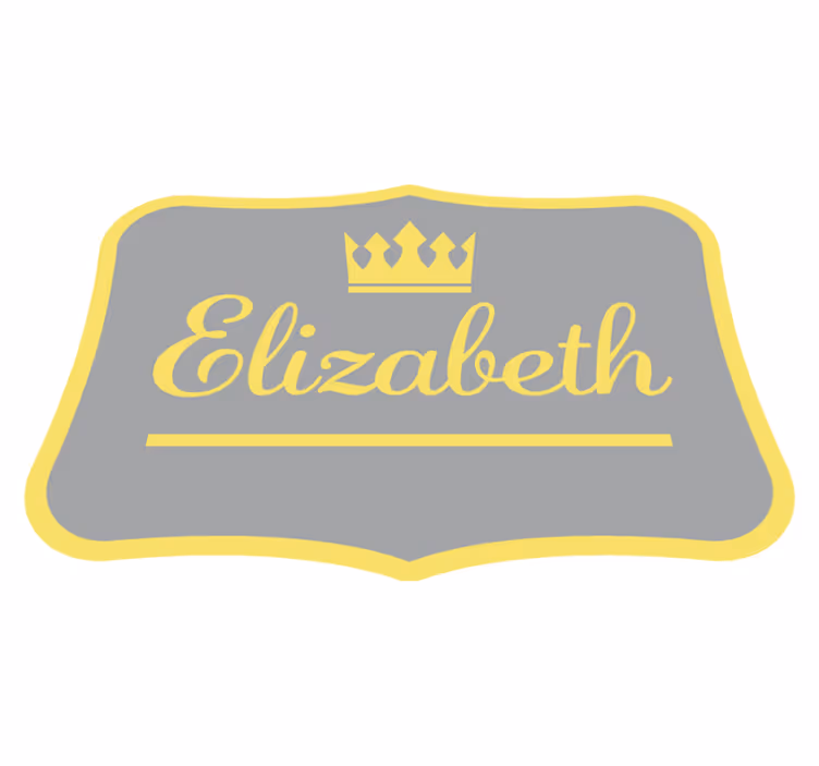 Cores pantone com tapete personalizado name king - TenStickers