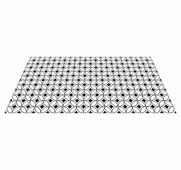 Tapete vinílico de azulejo preto - TenStickers