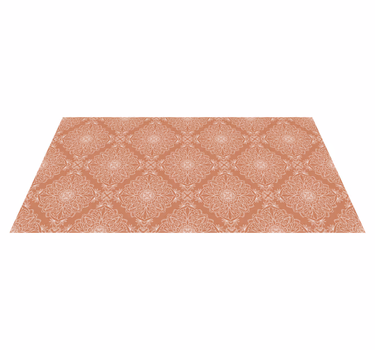 Tapete vinílico para gabinete Efeito de ladrilho de terracota - TenStickers