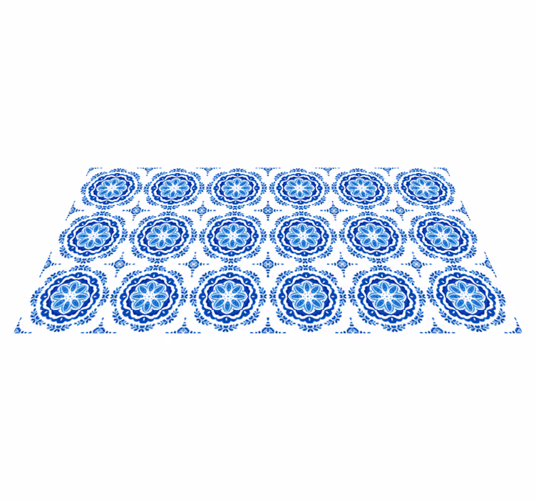 Tapete Efeito de mosaico de círculos de nápoles - TenStickers