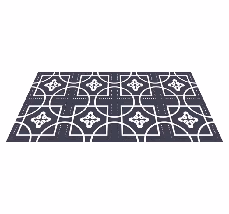 Tapete vinílico mosaico de formas geométricas - TenStickers