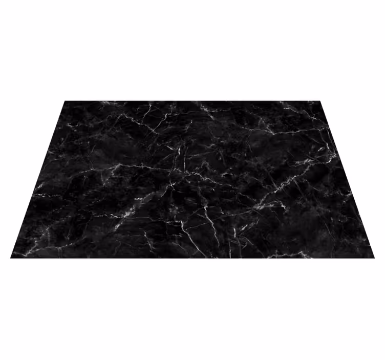 Azulejos de cozinha em mármore preto para cozinha - TenStickers