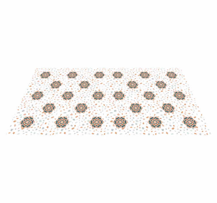 Tapete vinílico outras texturas mosaico branco - TenStickers