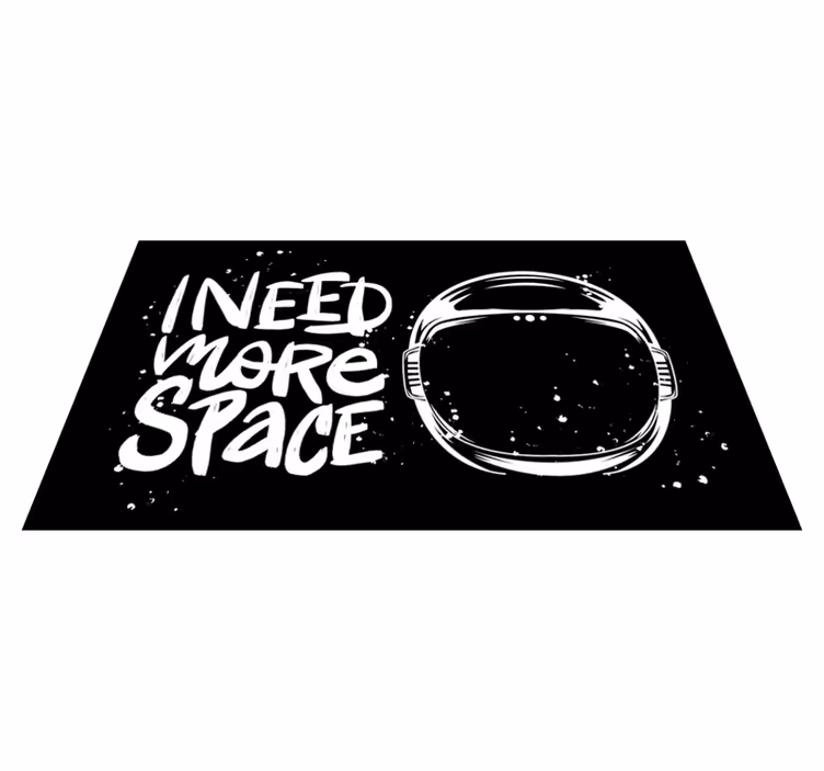 Eu preciso de mais tapete customizado de espaço - TenStickers