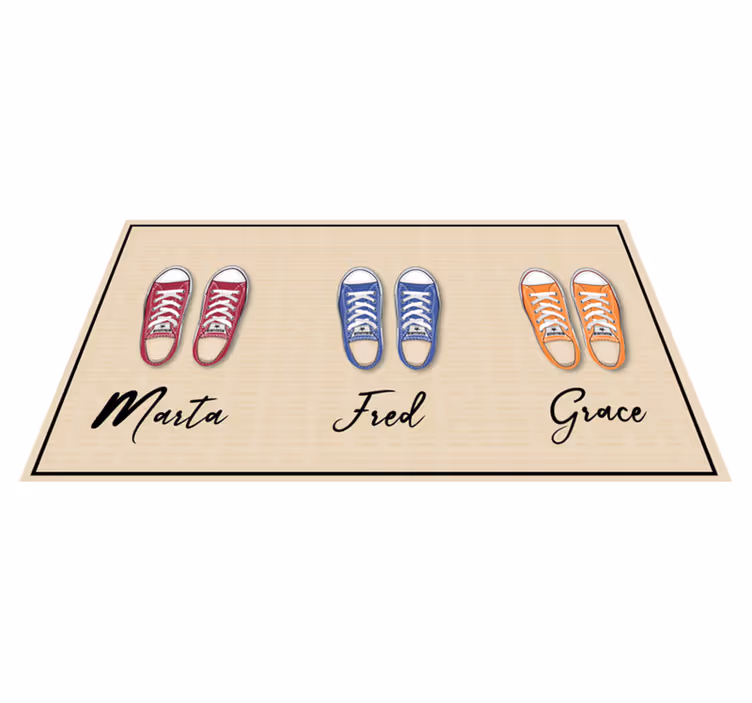Sapato tapete de vinil personalizado - TenStickers