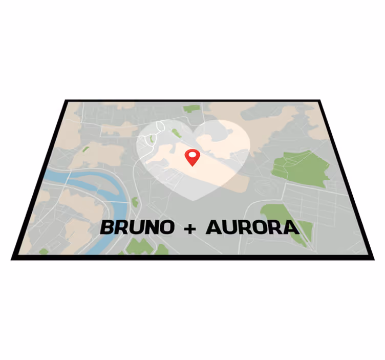 Tapete personalizado de ubicação do google maps - TenStickers