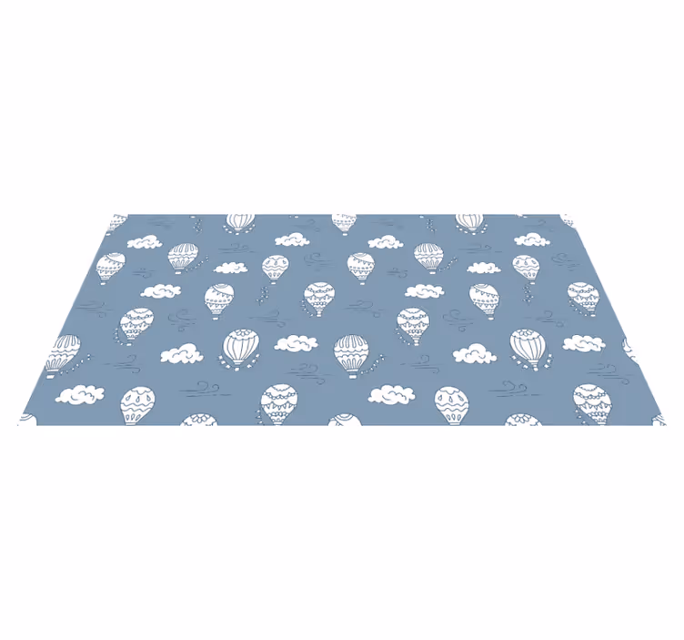 Balões de ar azul tapete de brincar para bebês - TenStickers