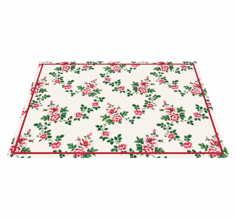 Tapete floral botânico floral estilo vintage - TenStickers