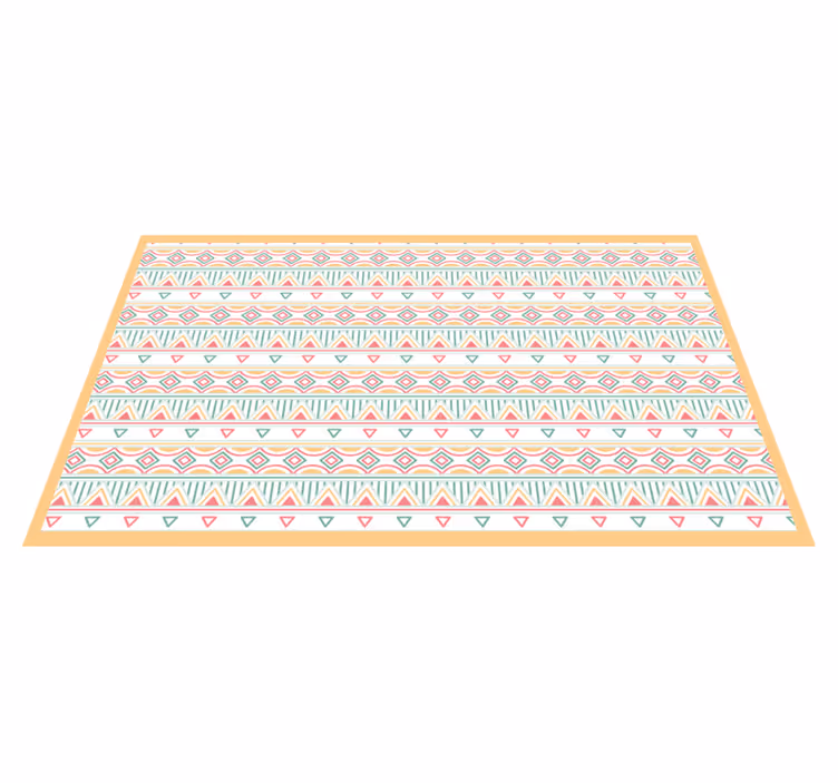 Tapete de quarto com estampa estilo boho e hippie - TenStickers