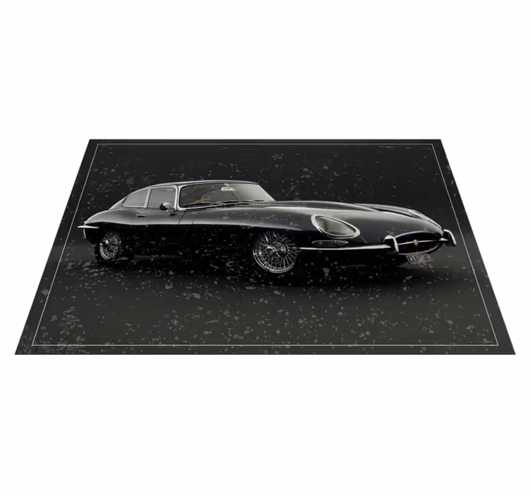 Tapete vintage tipo e jaguar - TenStickers