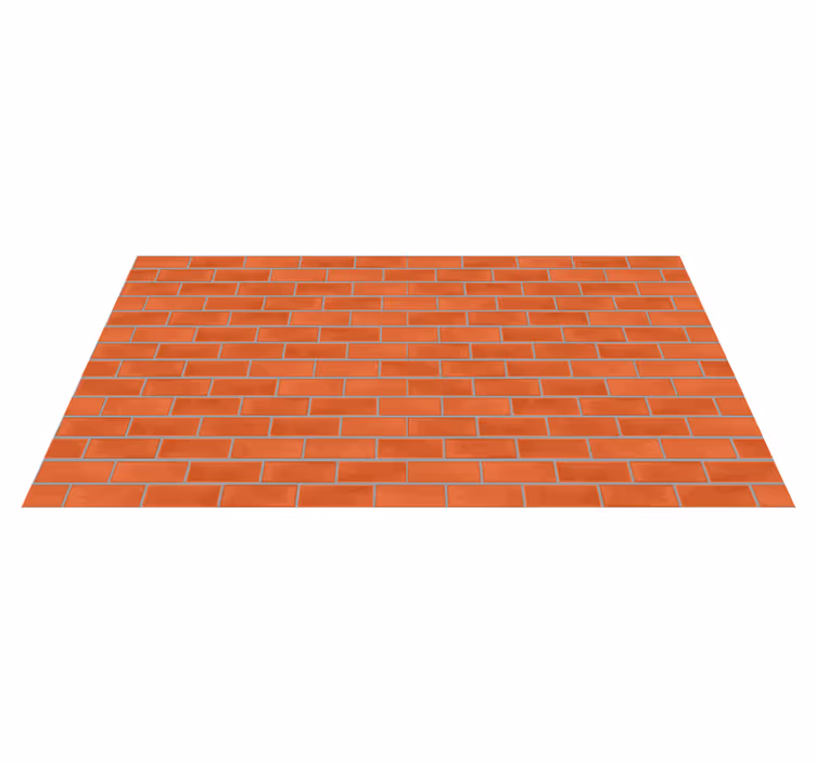 Tapete vinílico de pedras padrão de tijolo vermelho - TenStickers