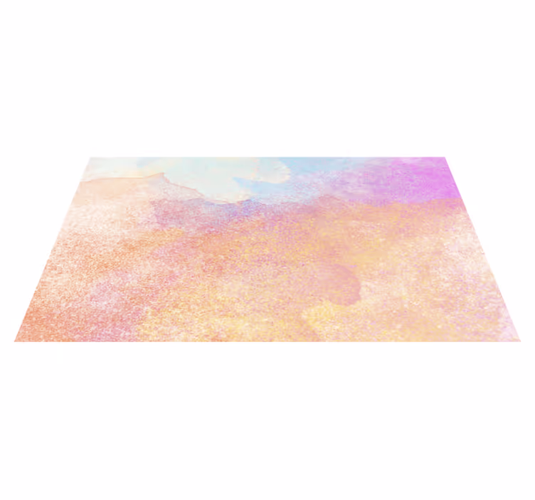 Tapete de textura aquarela creme laranja e azul - TenStickers