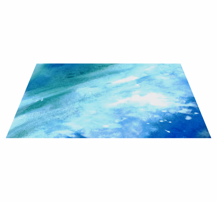 Tapete de textura aquarela azul claro e escuro - TenStickers