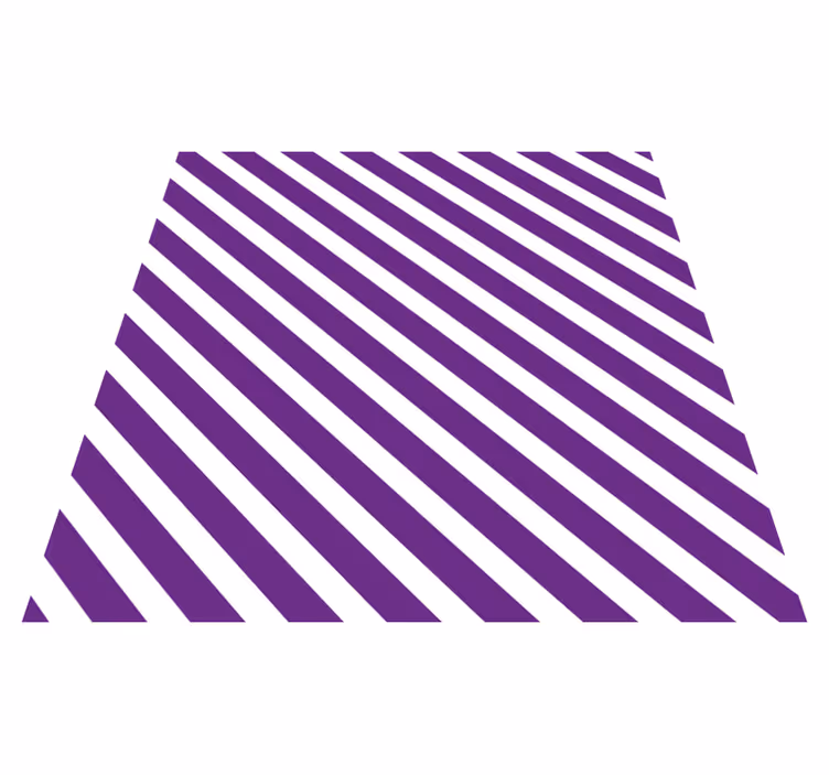 Tapete vinílico às risca padrão listrado roxo - TenStickers