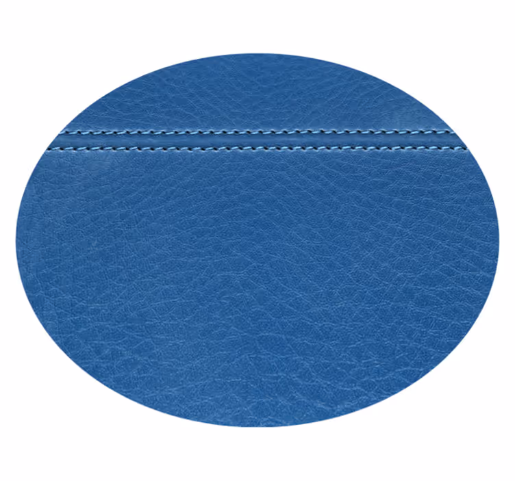 Tapete vinílico texturas efeito couro azul - TenStickers