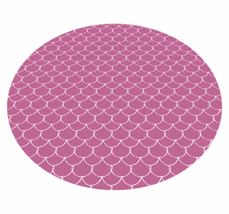 Tapete vinílico texturas padrão de vieira rosa - TenStickers