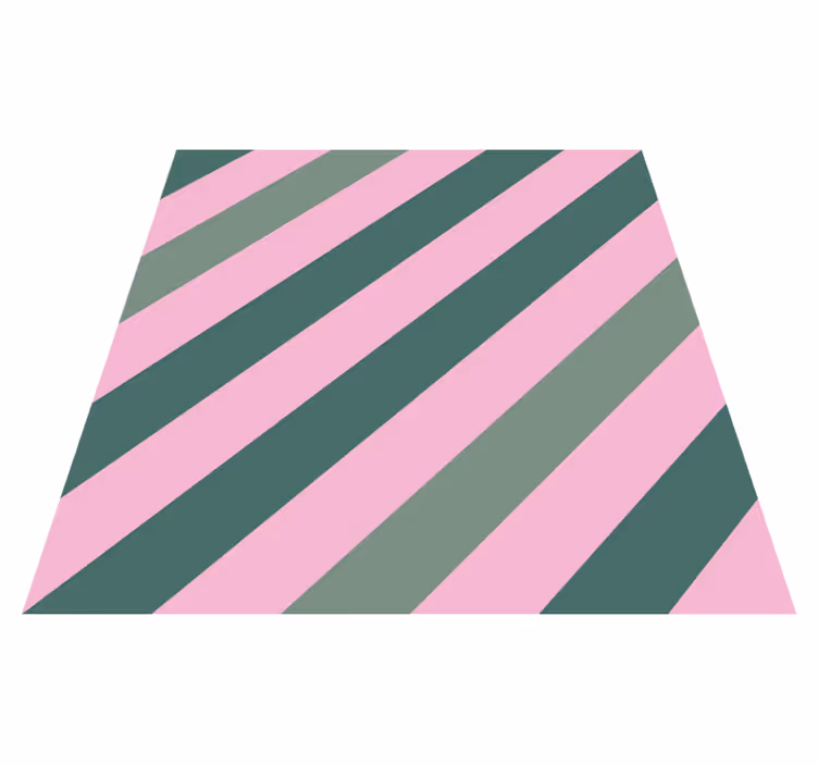 Tapete vinílico às risca listras cinza e rosa - TenStickers