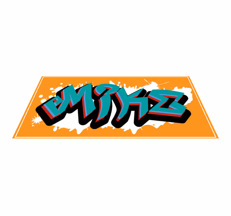 Tapete king graffiti estilo selvagem personalizado - TenStickers