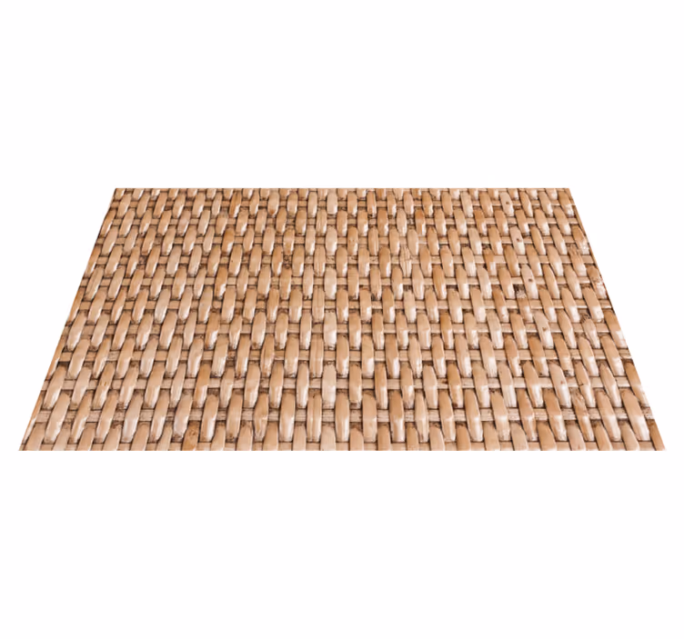 Tapete clássico com textura de imitação de fibra natural - TenStickers