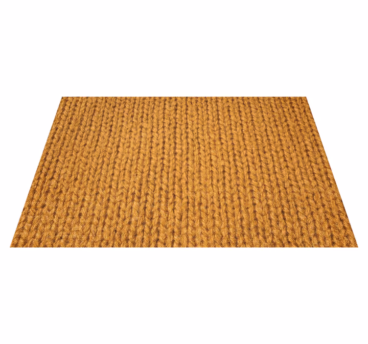 Tapete de textura de imitação de fibra natural laranja - TenStickers