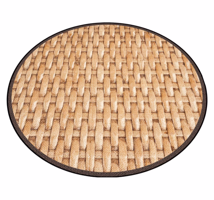 Tapete de textura de fibra natural com cores claras - TenStickers
