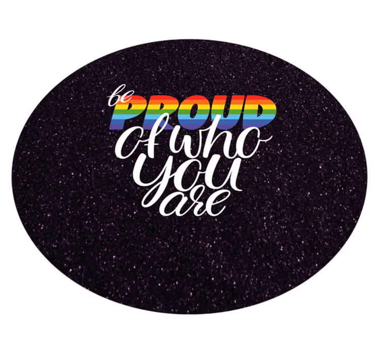 Tapete vinílico frases e textos design de mensagem orgulhosa - TenStickers