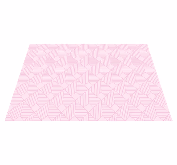 Tapete moderno de padrão geo abstrato rosa - TenStickers