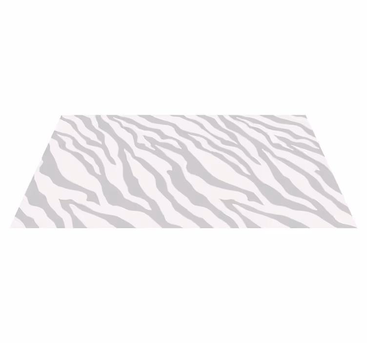 Tapete cinza claro com estampa de zebra animal - TenStickers