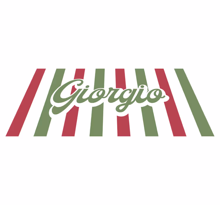 Tapete personalizado com letras retro vintage de caligrafia - TenStickers