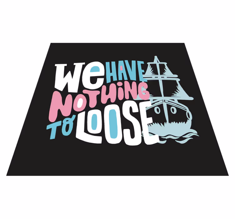 Titânico filme motivacional citação tapete personalizado - TenStickers