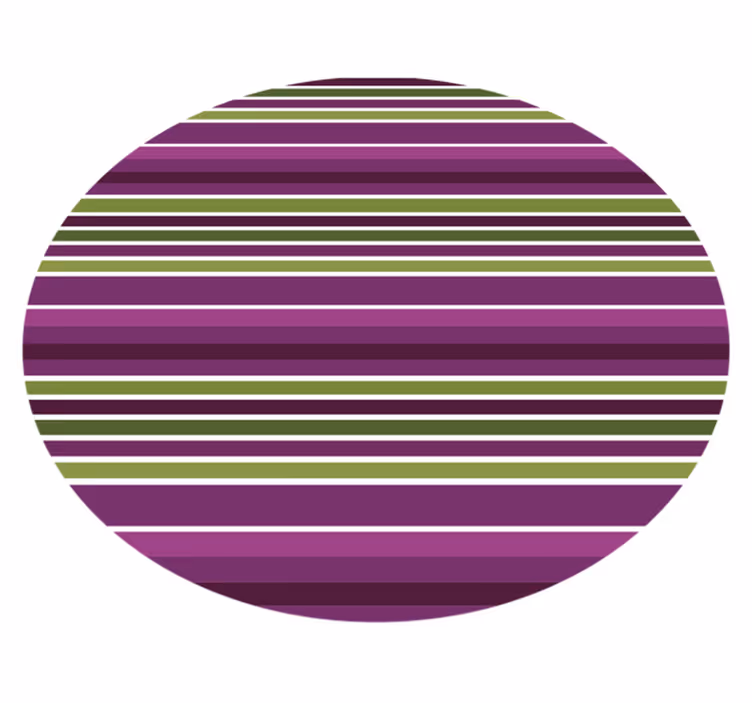 Tapete vinílico às risca verde e roxo - TenStickers